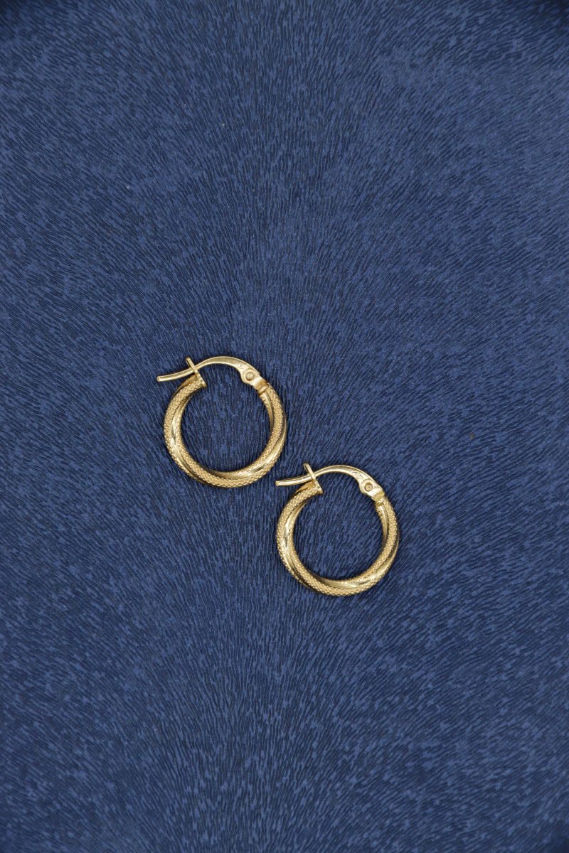 گوشواره تراش خورده مات - Image 1