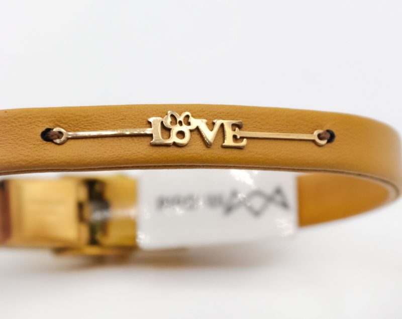 دستبند چرم طرح Love - Image 2