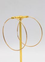 گوشواره حلقه ای آینه ای