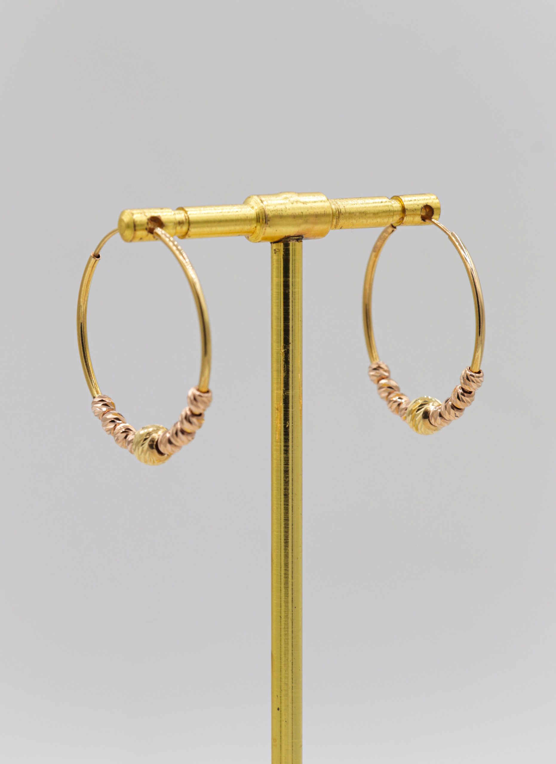 IMG_6650 copy گوشواره حلقه ای البرناردو 9 گوی - Image 1