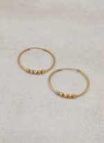 گوشواره حلقه ای البرناردو 5 گوی - Image 2