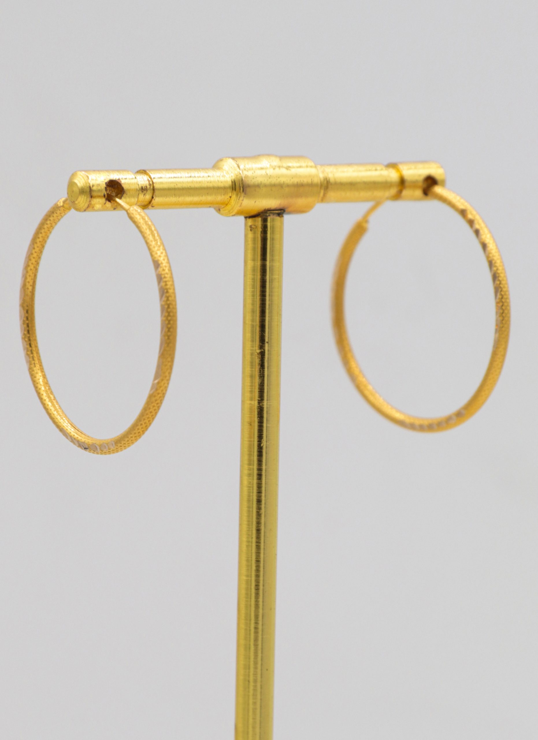 IMG_6666 copy 2 گوشواره حلقه ای طرح زیرخاکی - Image 1