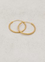 گوشواره حلقه ای طرح زیرخاکی - Image 2