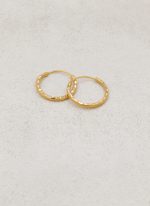 گوشواره حلقه ای زیرخاکی تراش خورده - Image 2