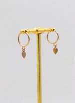 گوشواره حلقه ای آویزدار