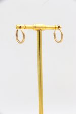 گوشواره حلقه ای تخت