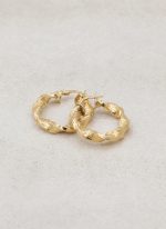 گوشواره حلقه ای ورساچ مارپیچ - Image 2