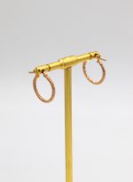 گوشواره پیچ اکسترا رزگلد