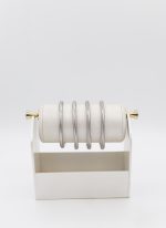 دستبند کشی سفید (ضخامت پهن)