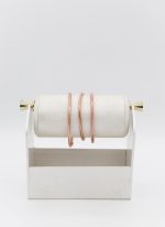 دستبند کشی رزگلد (ضخامت باریک)