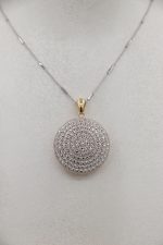 آویز طلا آوا (سفید)