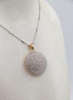 آویز طلا آوا (سفید) - Image 2