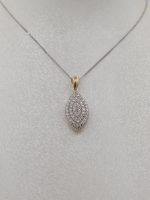 آویز طلا آوا (سفید)