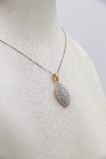 آویز طلا آوا (سفید) - Image 2