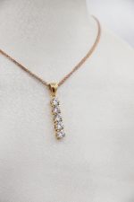 آویز طلا تنیسی - Image 2