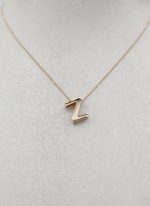 آویز طلا حروف انگلیسی حرف Z - Image 2