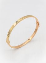 بنگل کارتیر لاو زرد پهنای 4 میلی متر