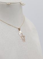 آویز طلا لیزری طرح پسر بچه