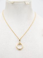 آویز طلا ورساچ مات - Image 2