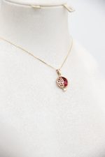 آویز طلا انار