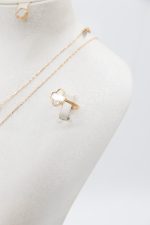 سرویس ونکلیف سنگ سفید تک گل - Image 2