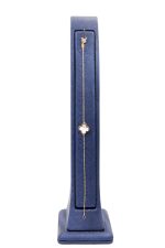 دستبند ونکلیف سنگ سفید تک گل - Image 2