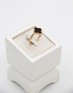 انگشتر ونکلیف سنگ مشکی - Image 3