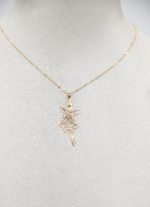 آویز طلا لیزری طرح دختر - Image 2