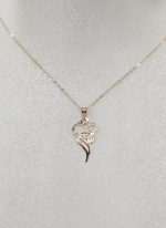 آویز طلا لیزری مادر - Image 2