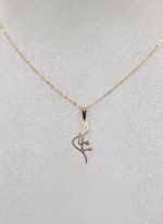 آویز طلا لیزری مادر - Image 2