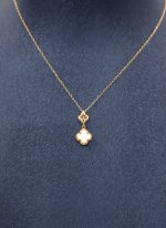 گردنبند ونکلیف سنگ سفید - Image 3