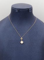 گردنبند ونکلیف سنگ سفید - Image 2