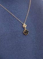 گردنبند ونکلیف سنگ مشکی - Image 3