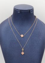 نیم ست ونکلیف سنگ صورتی - Image 2