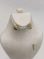 گوشواره میخی طرح قلب گرازیلا - Image 2