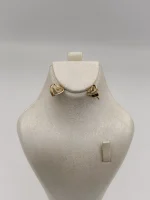 گوشواره میخی طرح قلب گرازیلا - Image 4